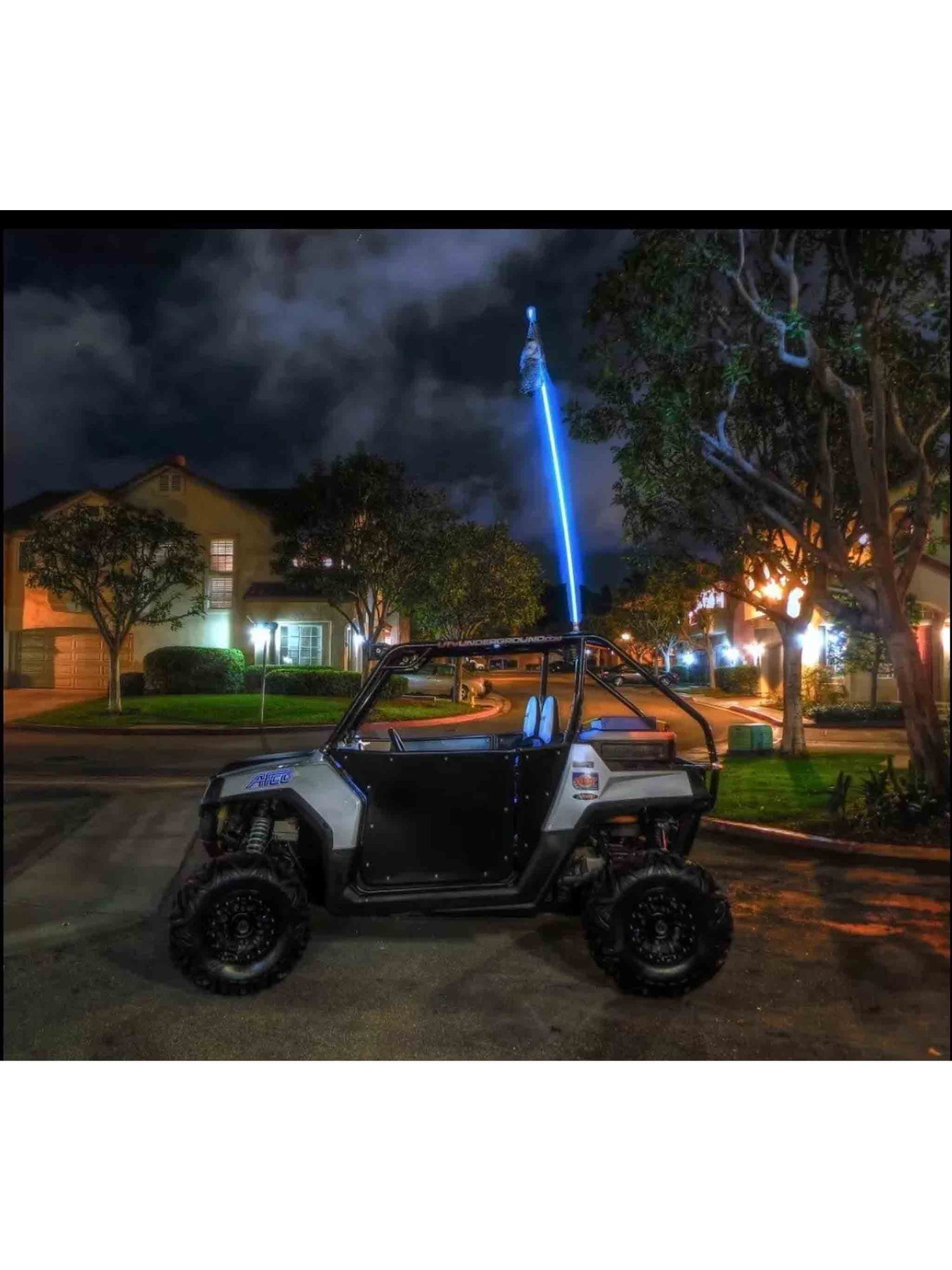 Antena Led Rgb Bluetooth De 90 Cm Jeep