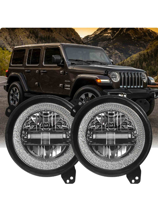 Faro de 9 Pulgadas compatible con Jeep Wrangler JL
