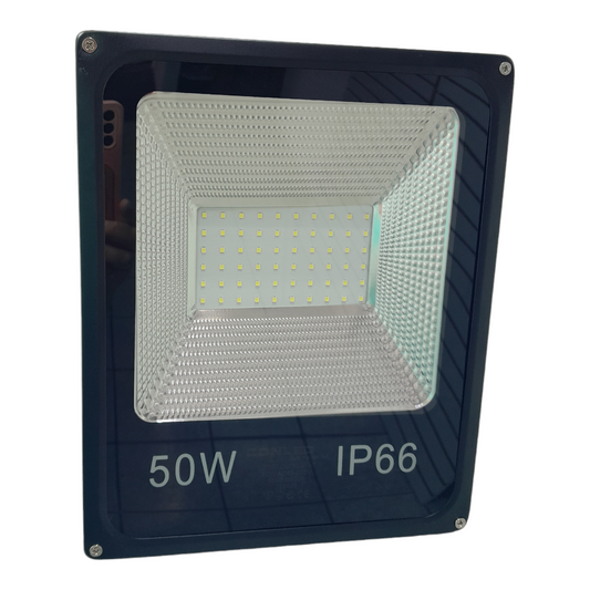 Reflector Lámpara Led 50w Blanca Fría Ip66 Exterior
