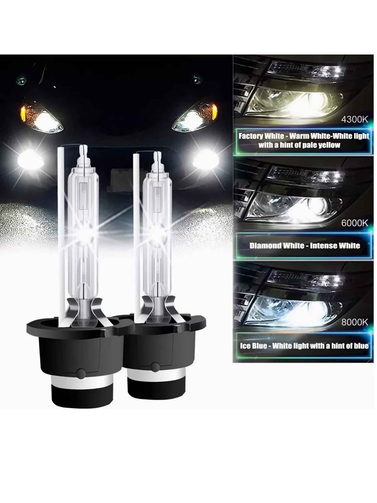 1 Foco Hid Xenón De Agencia D2s D2r 6000k